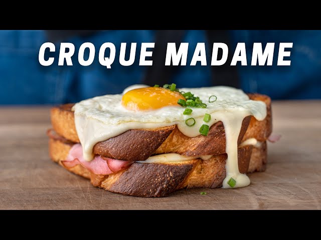 The Fanciest Easy Ham & Cheese Sandwich You Can Make (Croque Madame)