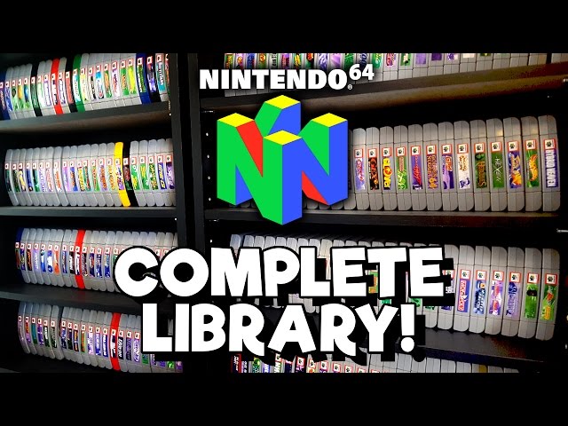 COMPLETE N64 Collection! Every game released in the US!