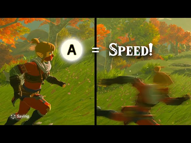 Breath of the Wild But EVERY TIME I press A Link MOVES FASTER!