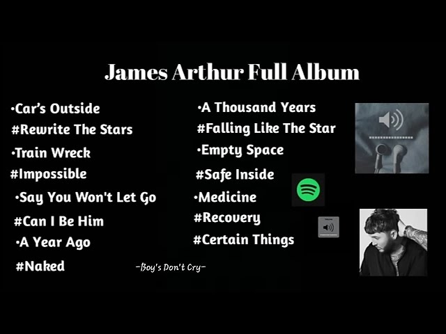 James Arthur Full Album 2023