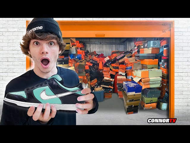 I Bought a $10,000 ABANDONED STORAGE UNIT full of SNEAKERS! Part 1