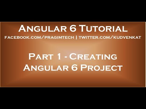 Angular 6 tutorial for beginners