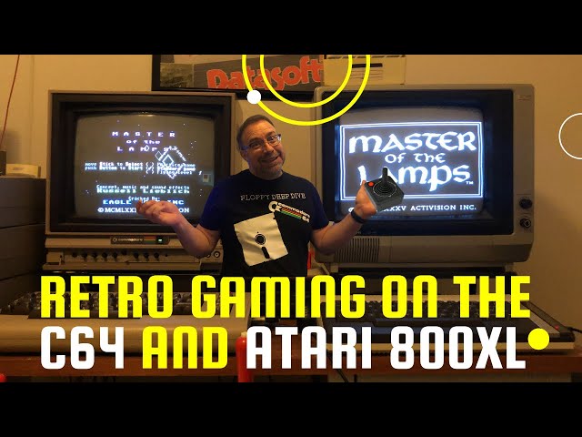 C64 vs. Atari 800XL -Master of the Lamps