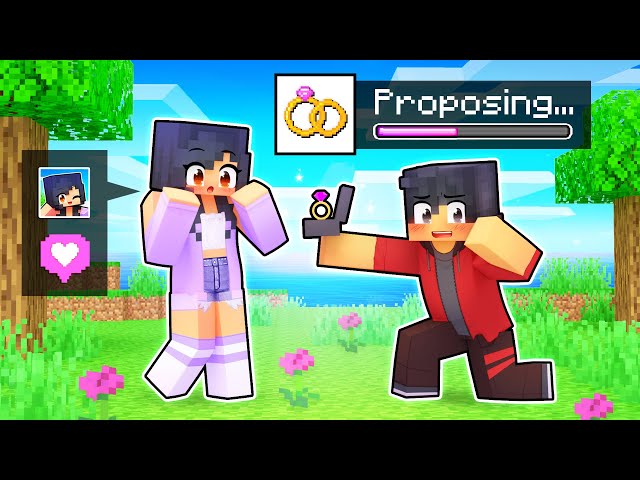 Using The PROPOSAL MOD In Minecraft!