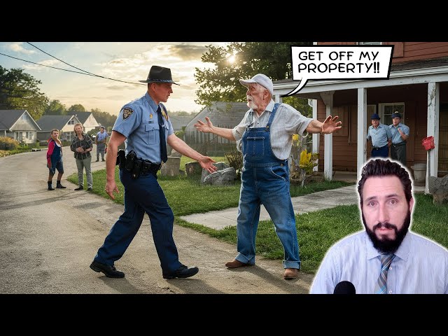 Cop ATTACKS 76-Year-Old Man Who Tells Him to LEAVE!