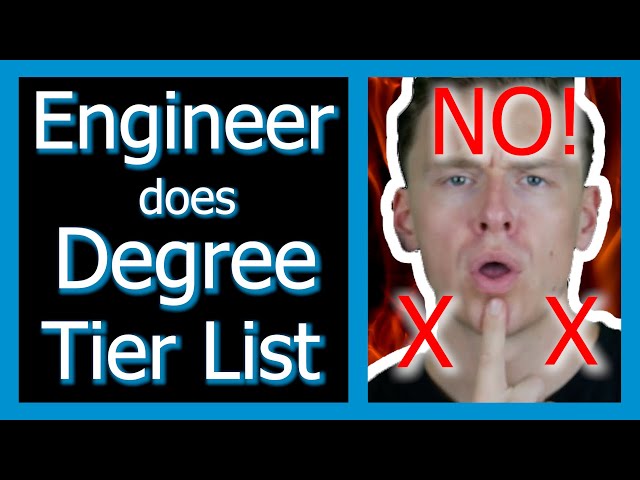 Engineering Degree Tier List from a REAL ENGINEER @ShaneHummus