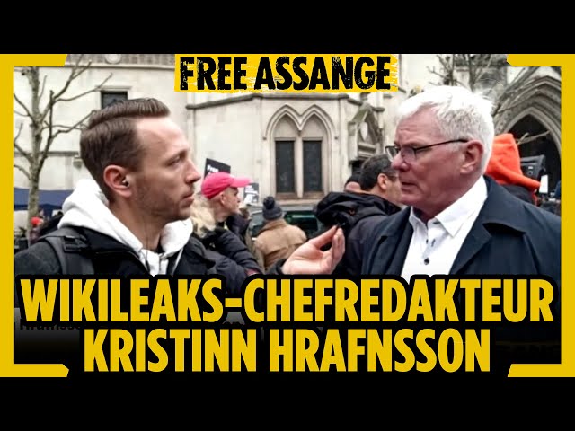 Wikileaks-Chefredakteur Kristinn Hrafnsson & Kilez More | Interview [live!] 20.02.24