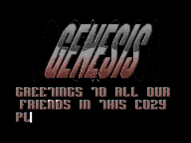 C64 Crack Intro: Genesis Project "Sinetro Intro"  by Genesis Project ! 27 April 2024!