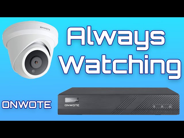 ONWOTE 4K NVR PoE Security Camera System Review - Affordable Surveillance!