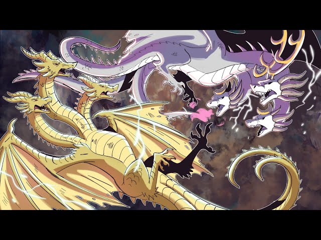 Moonhidora & King Ghidorah's Epic Love Story (Godzilla Comic Dub)