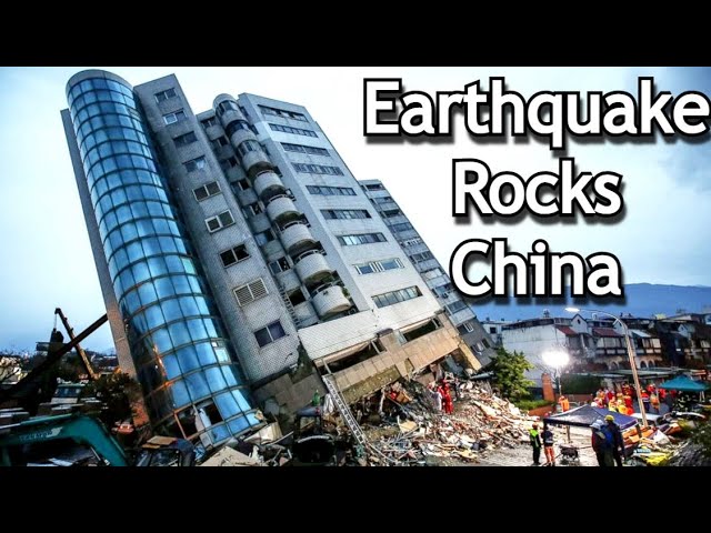 Magnitude 7.2 earthquake rocks China.