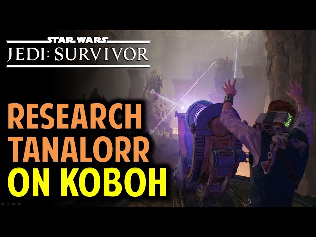 Research Tanalorr on Koboh via the Stone Spires | Star Wars Jedi: Survivor