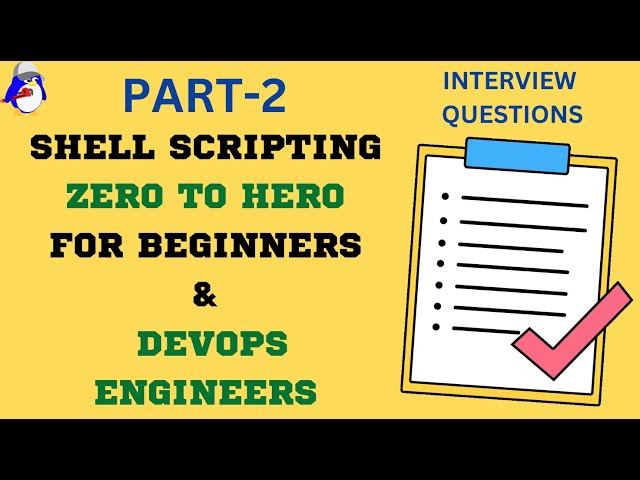 Shell Scripting for DevOps | Zero 2 Hero Part-2 | Shell Scripting Interview Q&A | #devops
