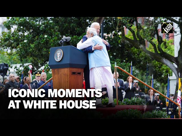 Stunning pictures from historic Biden-Modi joint address from the White House lawns
