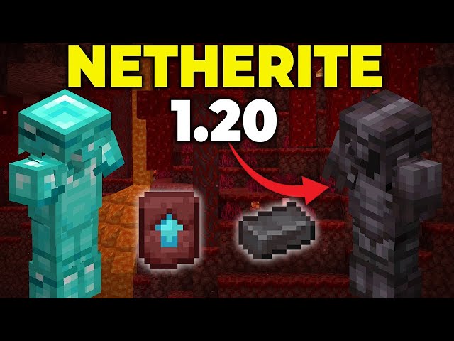 Making Netherite armor