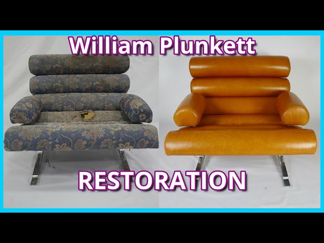 WILLIAM PLUNKETT CHAIR RESTORATION | FABRIC TO LEATHER REUPHOLSTERY TIPS & TRICKS| FaceliftInteriors