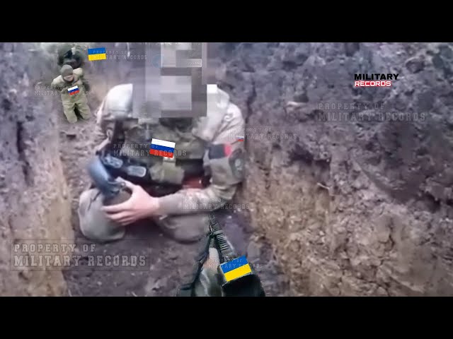Terrifying! Ukraine K-2 battalion kill Dozens of Russian troops in close combat in Bakhmut trench