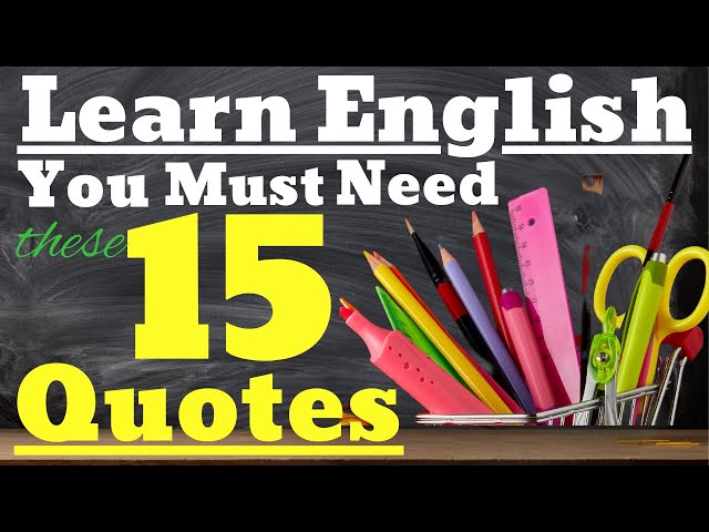 Learn & improve English Vocabulary and English Conversation Practice Quotes