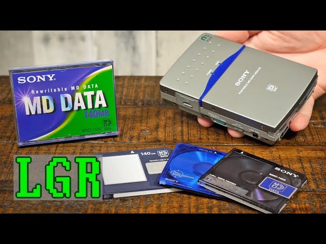 LGR Oddware - MiniDisc Data Storage: Sony MDH-10