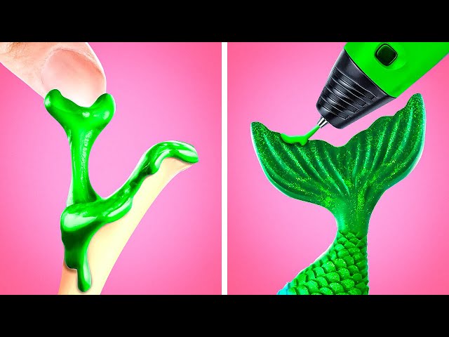 Coole und einfache 3D-Stifte-Bastelarbeiten || Wie man eine Meerjungfrau wird von 123GO! GOLD