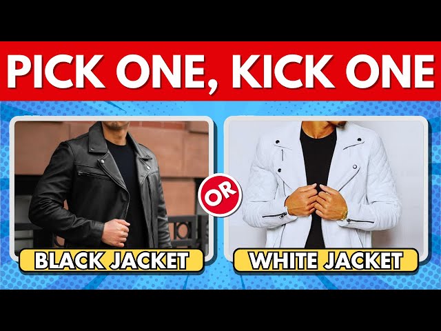 Pick One Kick One - Boys Edition! ⚫🆚⚪ Black Vs White