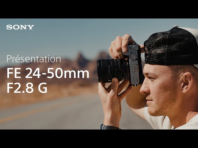 Présentation de la Sony FE 24-50mm F2.8 G Lentille