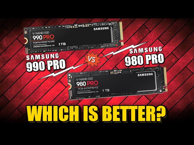 Samsung 990 Pro vs 980 Pro SSD Comparison - Which Should You Buy?
