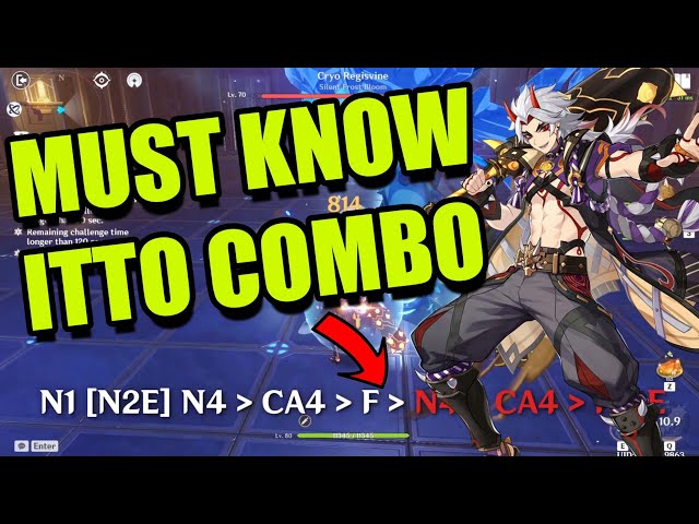 MUST KNOW for ITTO! ADVANCE Combo, Build, Teams, NOOB TO PRO Itto Guide
