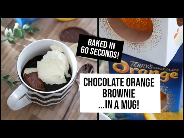 Chocolate Orange Brownie...in a mug! Baked in 60 seconds! | xameliax