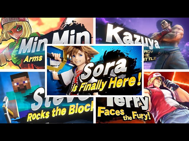 Super Smash Bros Ultimate | All Reveal Trailers (Fighters Pass 1 & 2)