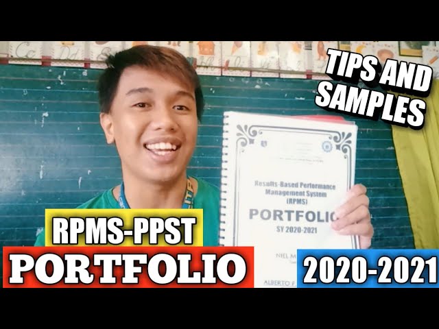 RPMS-PPST Portfolio for Proficient Teachers SY 2020-2021 TIPS & SAMPLE (FREE PORTFOLIO TEMPLATE)