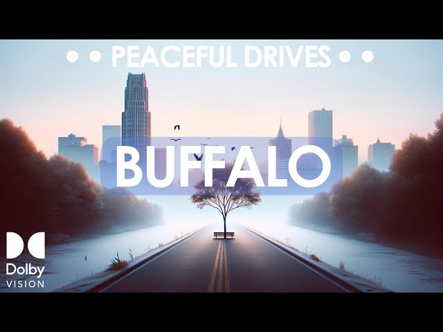 Peaceful Drive through Buffalo, NY in Stunning 8k Dolby Vision