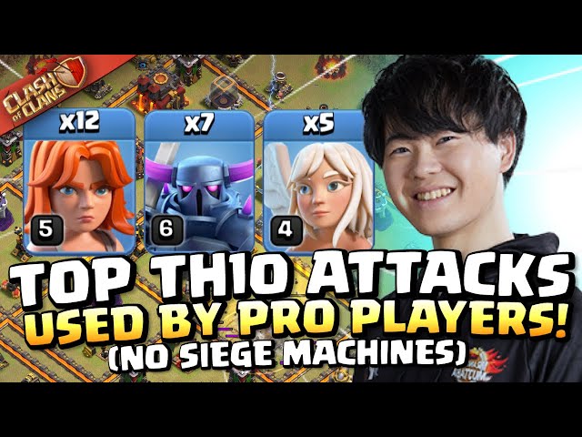PROs choose these TH10 Attack Strategies to WIN in $25,000 Tournament! Clash of Clans