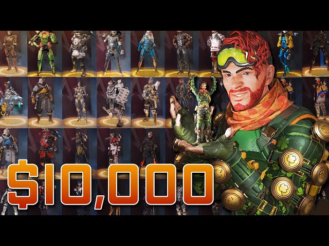 $10,000 Most Expensive and Rare Apex Legends Skins/Account