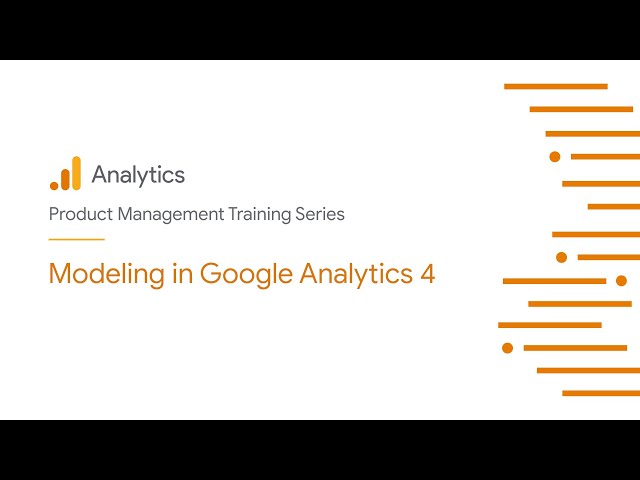 Modeling in Google Analytics 4