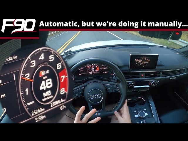 How to shift gears in an automatic car - Manual mode in an automatic car - Paddle Shifters - Part 1
