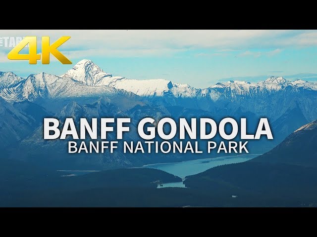 BANFF NATIONAL PARK - Banff Gondola, Alberta, CANADA, Travel, 4K UHD