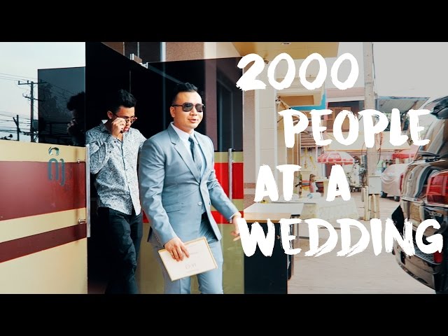 2000 People At a Wedding!? - Vientiane, Laos