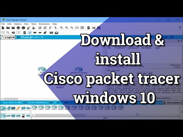how to  install cisco packet tracer in windows 10