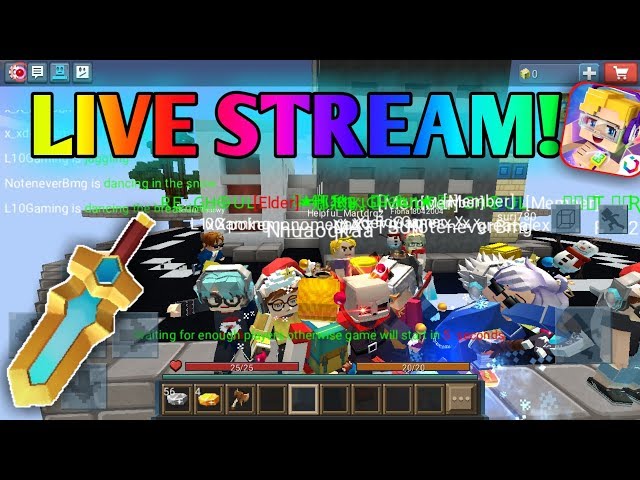 Live stream!! [Blockman Go] [1.11.15]