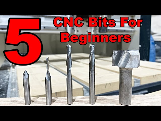 CNC Bits Every Beginner Needs | Top 5 Bits for CNC Beginners