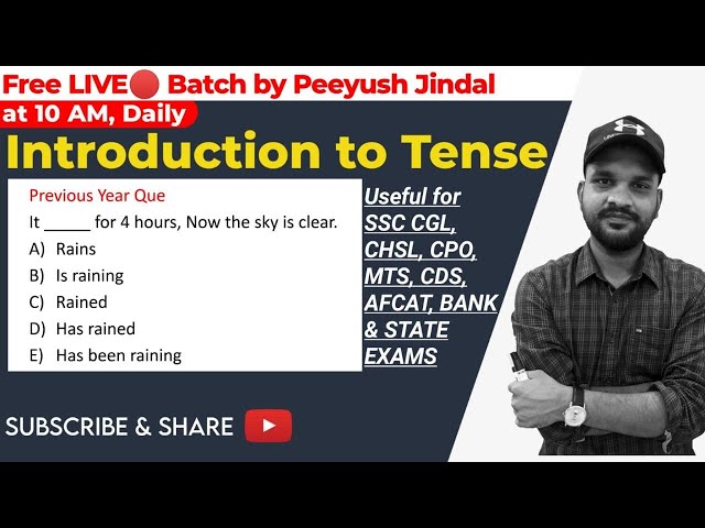 LIVE🔴 Class 1 Tense for Beginners | English Grammar for Punjab Govt Exams || Electric English