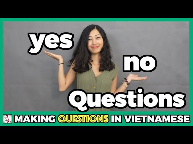 Learn Vietnamese with TVO | Yes/ No Questions