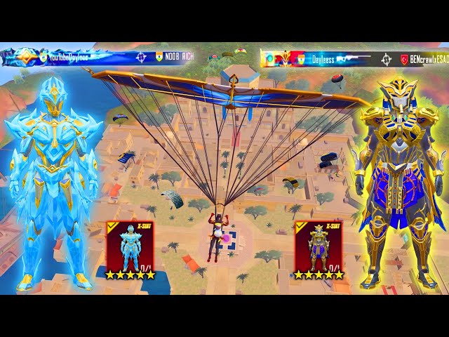 wow😈 NEW MODE BEST DUO X-SUIT GAMEPLAY🔥Pharaoh + GLACIER SAMSUNG,A7,A8,J5,J6,J7,J2,J3,XS,A3,A4,A5,A6