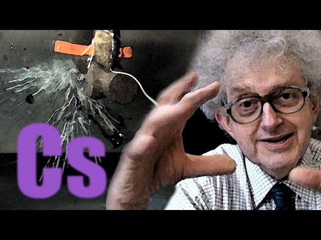 Caesium in Water (slow motion) - Periodic Table of Videos