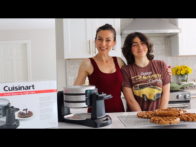 Lousin’s Secret Recipe | Banana Waffles | Reviewing Cusinart Double Waffle Maker | Heghineh