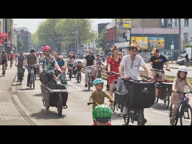 Sichere Fahrradinfrastruktur für Kinder, Jugendliche & alle Altersgruppen! Veedel #KidicalMass Köln