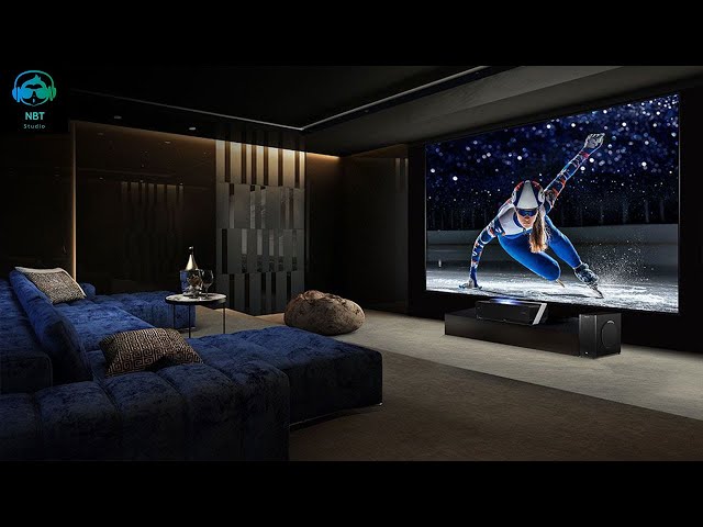 Under $300 Budget Projector Bedroom Setup! (100 inch 1080p screen)