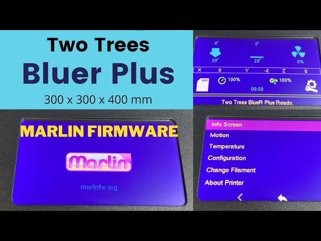 Two Trees Bluer Plus BLU-5 3D Printer: Flashing Marlin Firmware, Issues and Fixes