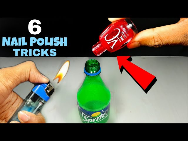 6 Amazing Nail Polish Tricks || Easy Science Experiments With Nail Polish
